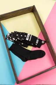 Bsm 6 lı Erkek Pamuklu Dikişsiz Soket Çorap 12521 - Thumbnail