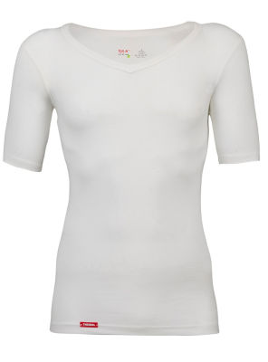 Bsm Women Viloft Thermal V Neck Short Sleeve T-shirt 20304