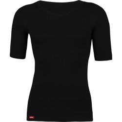 Bsm Women Viloft Thermal V Neck Short Sleeve T-shirt 20304 - Thumbnail