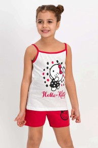 Hello Kitty - Hello Kitty Kız Çocuk Lisanslı Pijama Takımı 1103 (1)