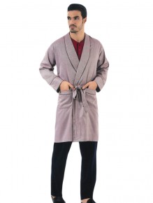 Pierre Cardin Groom Pajama & Robe 5 Pc Set 5580 - Thumbnail