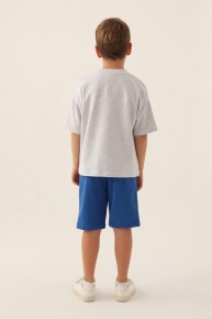 Rolypoly Erkek Çocuk Karmelanj Bermuda Pijama Takımı 3355 - Thumbnail