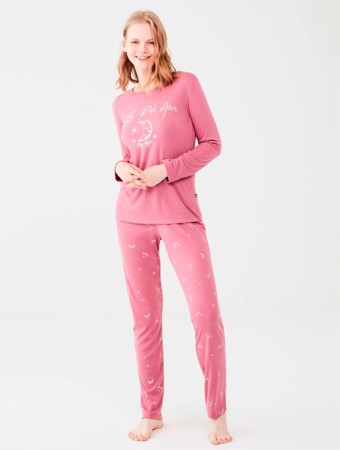 U.S. Polo Assn Kadın Uzun Kol Pijama Takım 16664